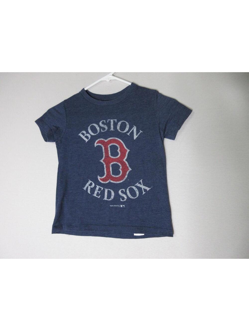 Genuine Merchandise Boys Boston Red Sox Crew Neck T-Shirt Short Sleeve Size XS